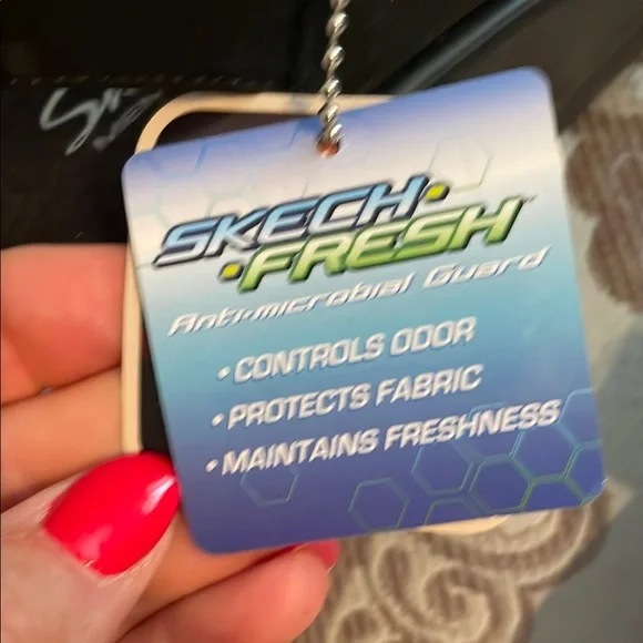 Skechers New Memory Foam Black Sandals - Picture 5 of 10